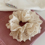 BIG LACE HOLLOW HAIR TIE SCRUNCHIES_CWAHA0436