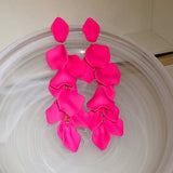 RETRO WATER DROP GEOMETRIC SIMPLE EARRINGS_CWAJE2324