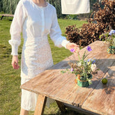 HALF BODY FLORAL HOME CAFE WORK APRON_CWMM5808