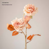 DRIED TONE BURNT EDGE ROSE BOUQUET FOR DECOR_CWMM6577