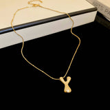 NEW LETTER PENDANT NICHE TEMPERAMENT NECKLACE_CWAJE2063