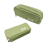 DOUBLE WINDOW SIMPLE CASUAL PENCIL POUCH_CWAB2804