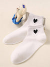 Cute Heart Cotton Ankle Socks Women Casual_Cwshb00069