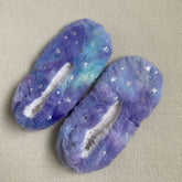 Warm Tie-Dye Star Indoor Soft Bottom Sock Slippers_Cwms1184