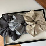 SHINING STRIPED STRIPED COW HAIR SCRUNCHIES_CWAHA2818