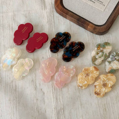 Acetate Cloud Hair Clip Simple Duckbill Design_Cwaha08003