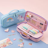 MULTI LAYER STORAGE PORTABLE CANVAS PENCIL CASE_CWMM1981