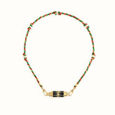 BOHEMIAN COLORFUL TAROT PENDANT NECKLACE_CWMM3794