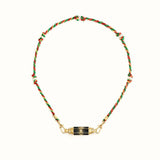 BOHEMIAN COLORFUL TAROT PENDANT NECKLACE_CWMM3794