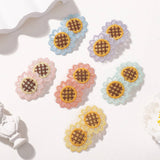 Vintage Childrens Sunflower Hair Clip