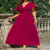 V-Neck Sleeveless Summer Beach Dress_Cwdmd6048