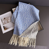 Colorblock Cashmere Feel Soft Warm Tassel Scarf_Cwasc03242