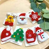 CLOTH PATCH EMBROIDERY LABEL PIN CHRISTMAS SET_CWMM2706
