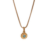 MINIMALIST STAINLESS STEEL MONTHLY STONE NECKLACE_CWMM8843