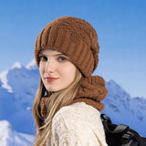 OUTDOOR COLD PROTECTION HAT AND SCARF SET_CWASC1121