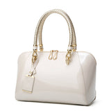 2024 PATENT LEATHER EVENING TOTE BAG_CWAB2636