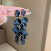 RETRO WATER DROP GEOMETRIC SIMPLE EARRINGS_CWAJE2324