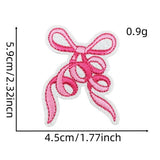 NEW PINK BOW SERIES EMBROIDERED PATCHES_CWMM4019