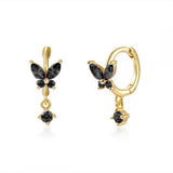MULTICOLOR BUTTERFLY SIMPLE TEMPERAMENT EARRINGS_CWAJE1721