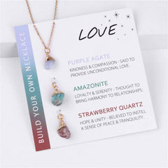 IRREGULAR NATURAL STONE NECKLACE SET_CWAJE1053