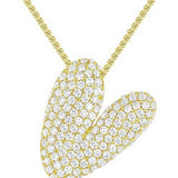 26 LETTERS NECKLACE COPPER ZIRCONIA PENDANT_CWMM5864