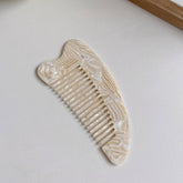 FASHIONABLE HEART LARGE FINE TOOTH HAIR COMB_CWMM1094