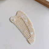FASHIONABLE HEART LARGE FINE TOOTH HAIR COMB_CWMM1094