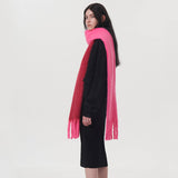 AUTUMN WINTER DOUBLE COLOR FAUX CASHMERE SCARF_CWASC0329