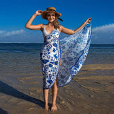 OVERSIZED MULTI WAY BEACH DRESS SUN PROOF CAPE_CWBLS0465