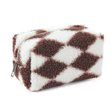 CHECKERBOARD LARGE CAPACITY MAKEUP BAG STORAGE BAG_CWAB1212
