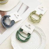 4PCS BRAIDED ELASTIC HAIR TIES SET FOR WOMEN_CWAHA0334