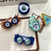 EYE HAND ACETATE LARGE HAIR CLAW CLIP FOR WOMEN_CWAHA5776