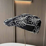 Vintage Flower Embroidered Front Cap_Cwab2903