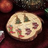 CHRISTMAS EARRING COMBINATION CARTOON EARRING SET_CWMM2611