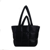 PUFFER TOTE BAG QUILTED LARGE SHOULDER BAG_CUAB00521
