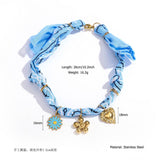 HANDMADE SILK THREAD ANKLET WITH STEEL CHARMS_CWAJE4611