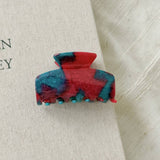 Marble Texture Hair Claw Retro Medium Clip_Cwaha07952