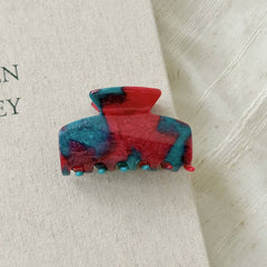 Marble Texture Hair Claw Retro Medium Clip_Cwaha07952