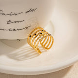 SIMPLE MULTI LAYERED OPEN RING WITH DIAMONDS_CWAJE1395