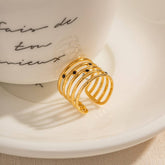 SIMPLE MULTI LAYERED OPEN RING WITH DIAMONDS_CWAJE1395