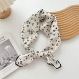 COTTON LINEN SQUARE SCARF FOR WOMEN S NECK WRAP_CWMS0672