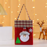 NEW PLAID CHRISTMAS CHILDRENS GIFT BAG_CWMM1900