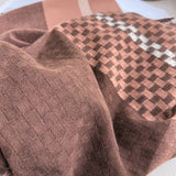 Ven Plaid Fringe Scar Warm Winter Shawl Wrap_Cwasc2779