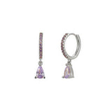 LIGHT LUXURY TEARDROP DIAMOND FRENCH EARRINGS_CWAJE1718