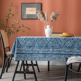 GEOMETRIC TRIANGLE PRINT TABLECLOTH_CWMM0959