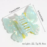 2024 NEW COLORFUL DOUBLE LAYER BUTTERFLY CLIP_CWAHA2198