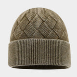 Winter Knit Beanie Hat Women Warm Ear Cover_Cwah04732