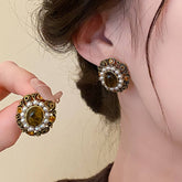 RETRO FRENCH LIGHT LUXURY HIGH END EARRINGS_CWAJE2461
