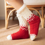 HOME CHRISTMAS WARM PLUSH INDOOR SLIPPERS_CWMS0722