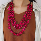 BOHEMIAN VINTAGE COCONUT SHELL SWEATER CHAIN_CWMM4387